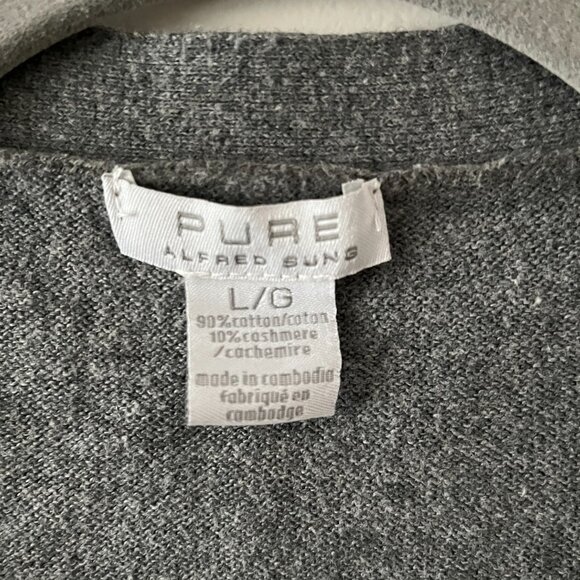 Cotton/Cashmere Cardigan - Picture 2 of 8